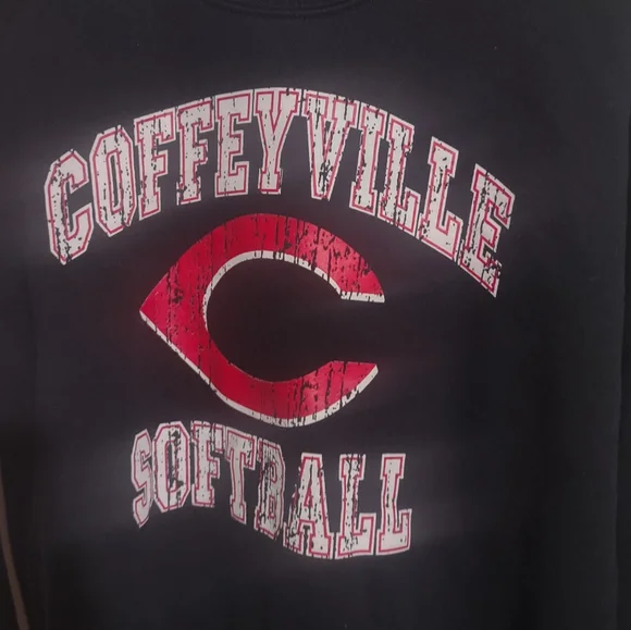 Woman's‎ Coffeyville softball sweatshirt size medium the brand is Gildan - Picture 2 of 4